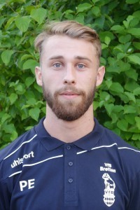 Philipp Egle vom VfB Bretten schoss das Siegtor für seine Mannschaft.