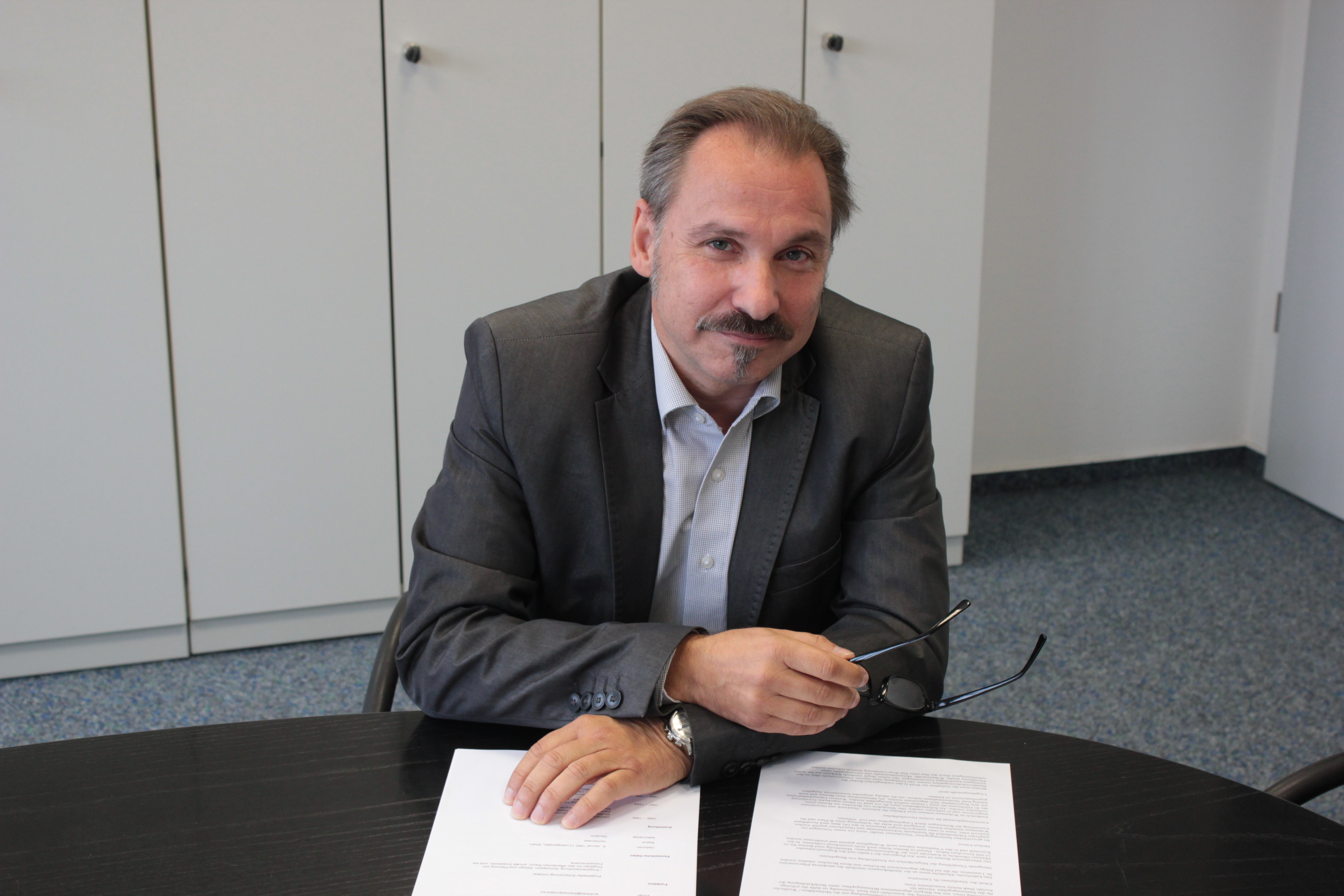 Andreas Leiling kandidiert für den Posten des Oberbürgermeisters in Bretten.