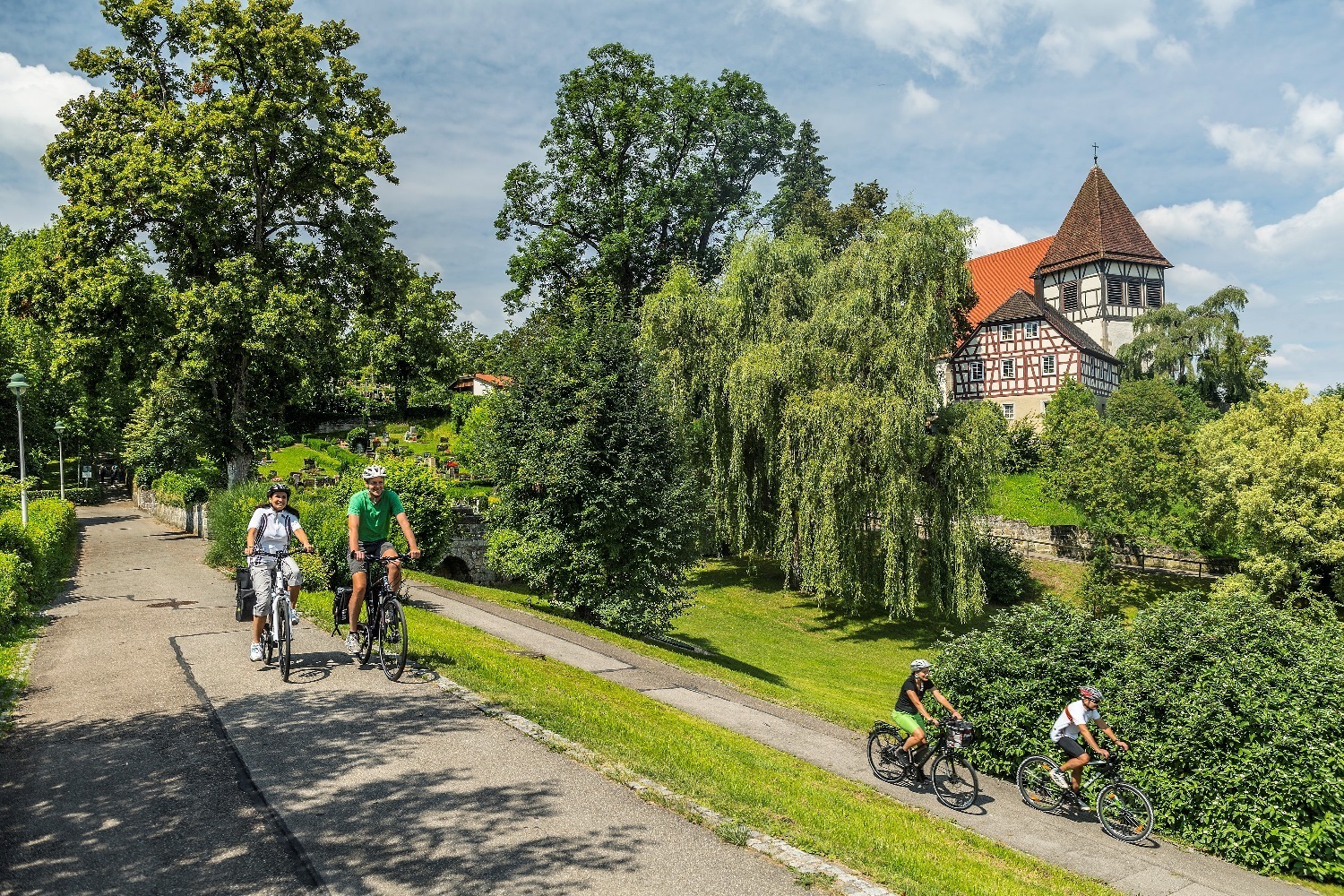 Walterskirche und Stadtgarten Murrhardt