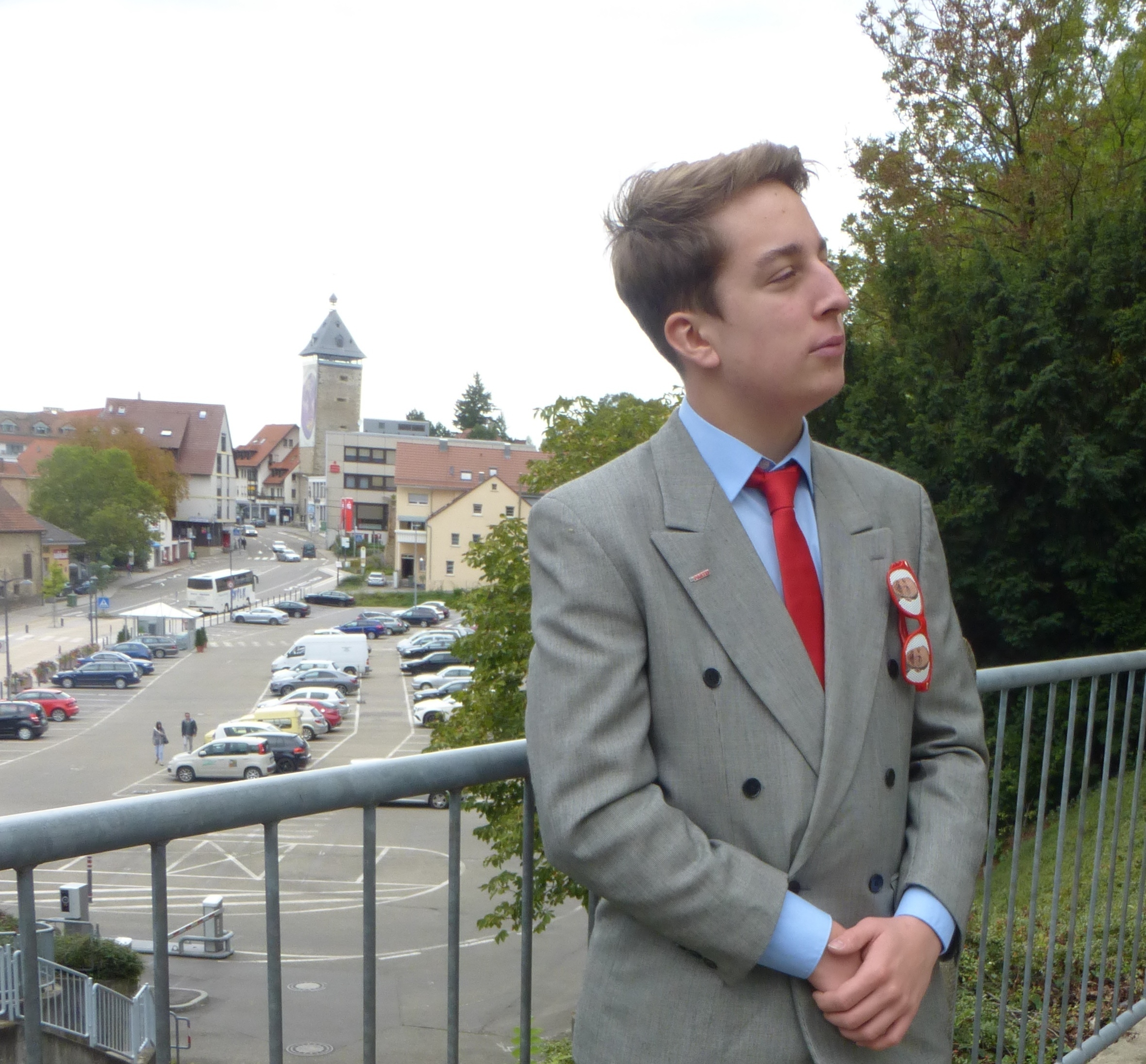 David Negele, Brettener Ortsverbandsvorsitzender von „Die Partei“