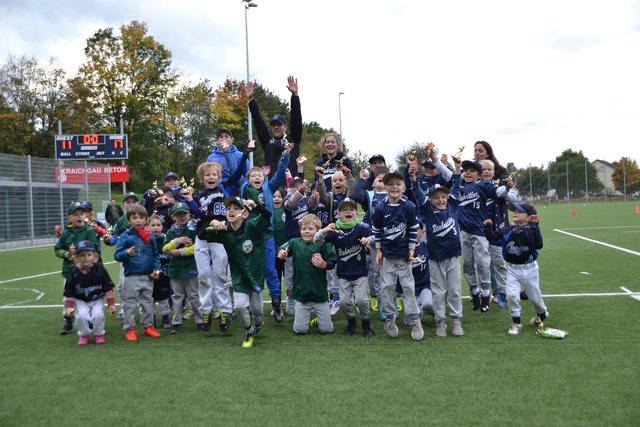 Gute Stimmung bei den Brettener Kangaroos.