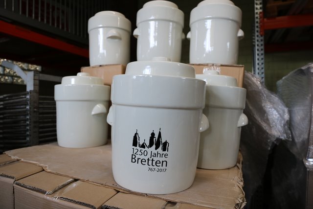 Der Gärtopf zum Jubiläumsjahr.