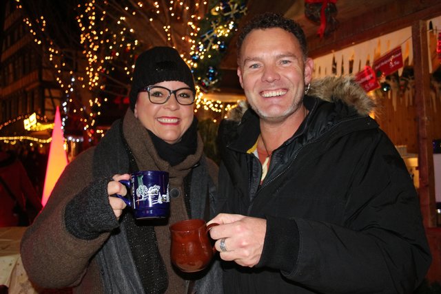 Ute Hufnagel aus Bretten und Oliver Welsch aus Kürnbach | Foto: wh
