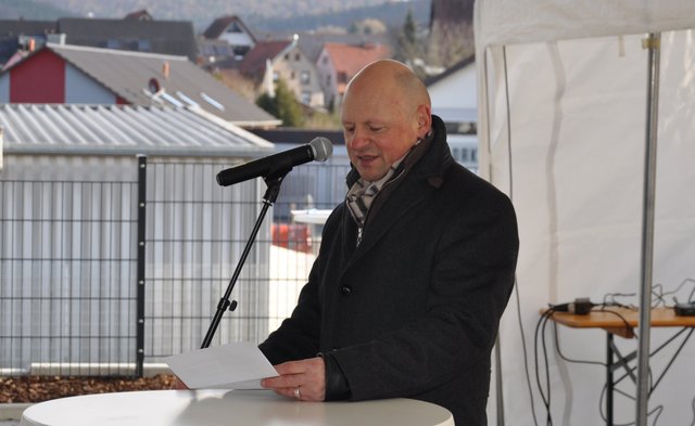 Jürgen Mayer bei seiner Begrüßungsansprache. Foto: ch