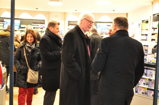 Stippvisite in der Apotheke. Foto: ch