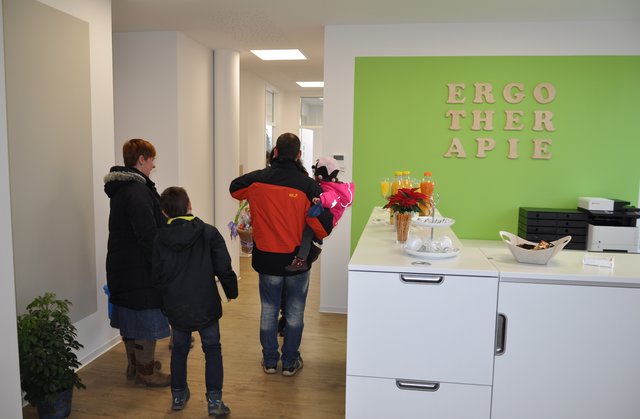 Tag der offenen Tür: Familiärer Empfang in der Ergotherapiepraxis. Foto: ch