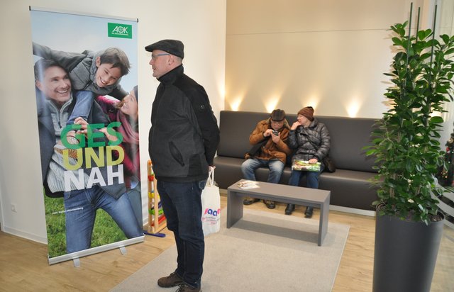 Tag der offenen Tür: Gemütliche Warteecke im KundenCenter. Foto: ch