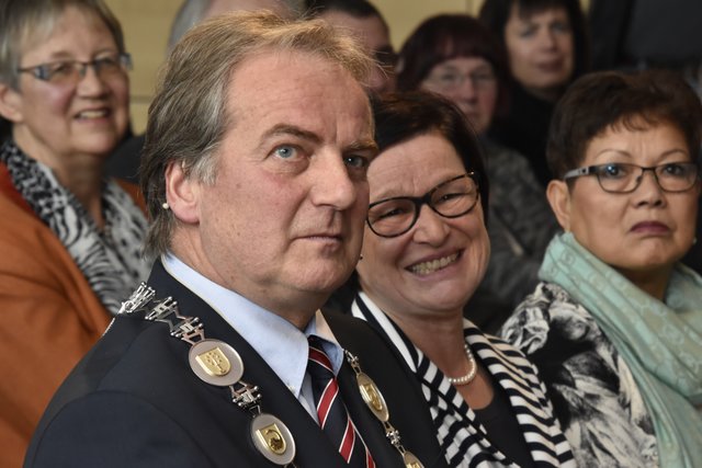 Seit 20 Jahren ist er Bürgermeister der Stadt Knittlingen: Heinz-Peter Hopp. (Foto: wod)