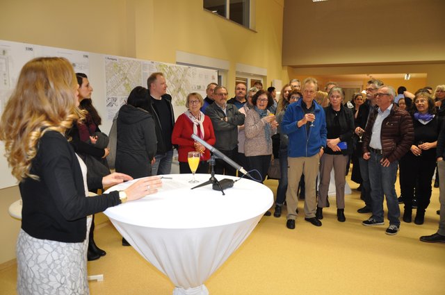 Bürgermeisterin Cathrin Wöhrle hielt die Begrüßungsansprache. Foto: ch