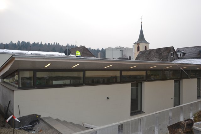 Die Pfarrkirche St. Mauritius ist in Blickweite