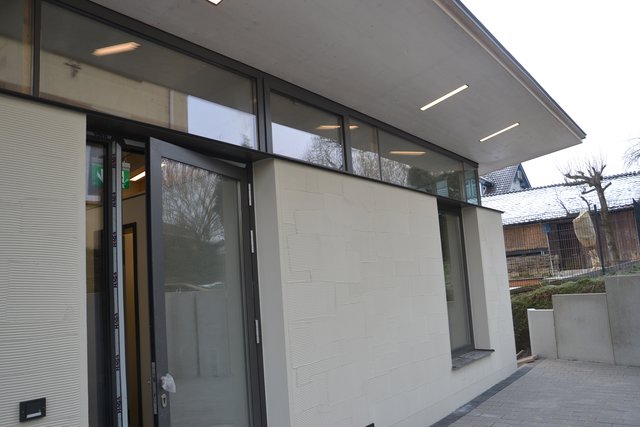 Der hintere Eingangsbereich