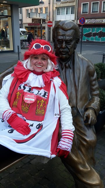 Päuschen bei Willi Millowitsch in Köln