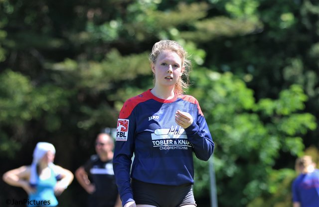 Mit der Nr. 9 Celine Jensen