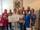 Spendenübergabe: Mitglieder des Inner Wheel Clubs Kraichgau Stromberg mit Vertretern des Pelikan-Vereins, der Kunsttherapeutin Helga Essert-Lehn (Vierte von links) und Mitarbeiterinnen der Palliativstation. | Foto: Verein Pelikan