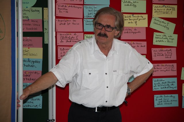 Der externe Moderator, Jürgen Morét, führte durch die Klausurtagung. | Foto: Gemeinde Kraichtal