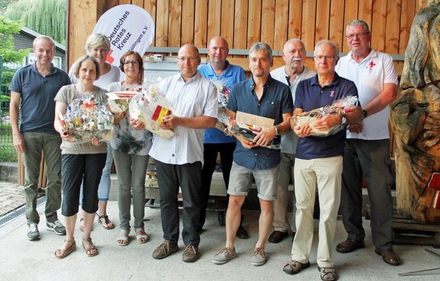 Von links: Tilo Reeb, Ulrike Knab, Barbara Schaier, Ulrike Tubach, Andreas Strobel, Thorsten Bossert, Thomas Wenz, Alois Leitner, Gerhard Kopf und Günter Maag. | Foto: pm