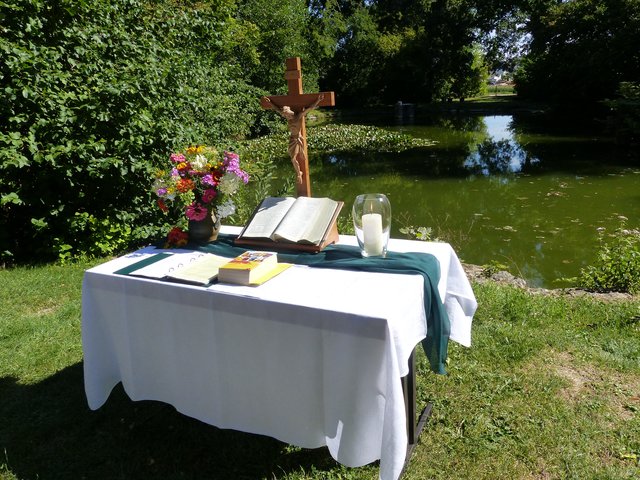 Von Elisabeth Goll sorgfältig vorbereitet