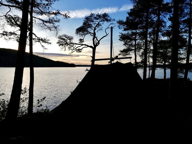 Idyllischer Lagerplatz