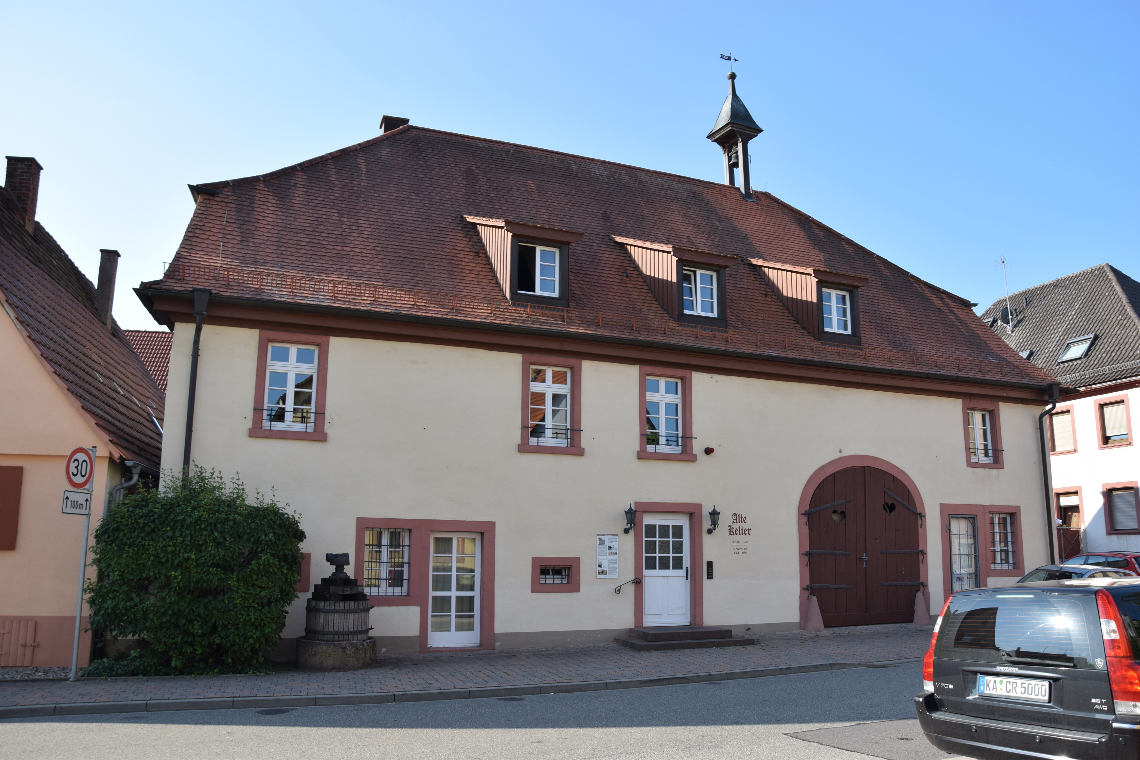Die Alte Kelter in Helmsheim ist seit 1989 das Zuhause von vier Vereinen. Foto: ch