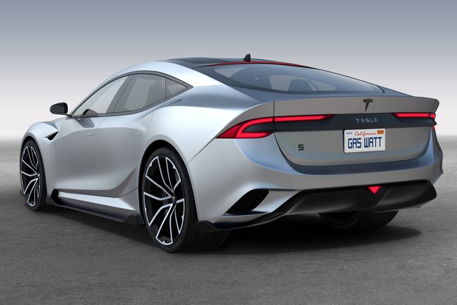 Die Zeiten purer Eleganz sind für Designer Husmen vorbei, er setzt beim Model S 2.0 auf knackige Formen. | Foto: © Elektroautomobil / Emre Husmen/TRDmobil