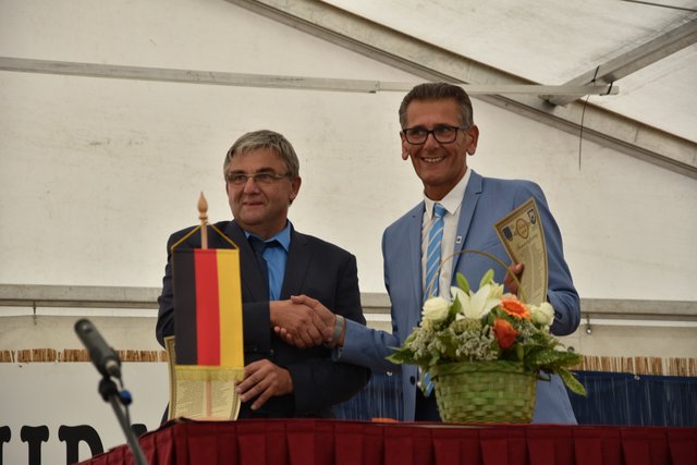 Michael Kern (links) mit Csaba Berg