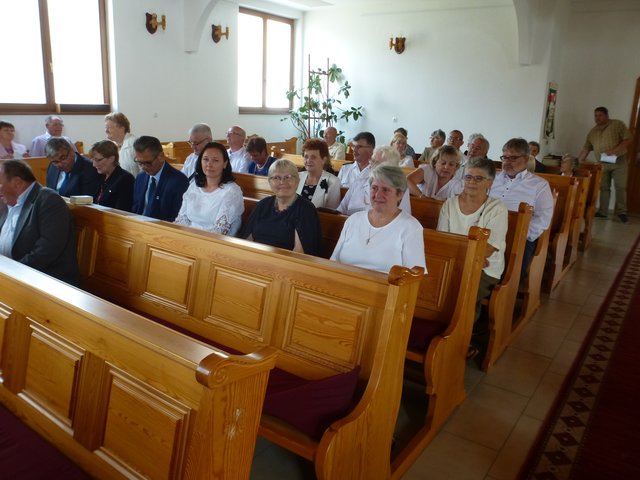 Vor dem ökumnischen Gottesdienst in der Reformierten Kirche