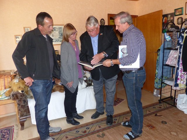 Ortsvorsteher Wolfgang Six überbringt die Grüße des Ortschaftsrates und des Oberbürgermeisters