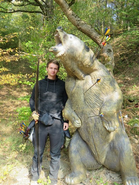 Ein toller Treffer auf etwa 50m Entfernung