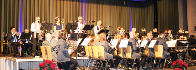 Die Stadtkapelle begeisterte die Besucher. | Foto: lw
