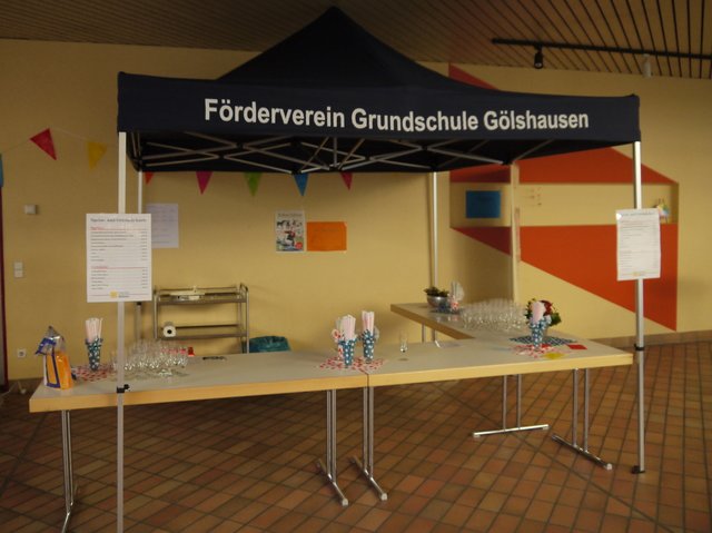 Fördervereinsstand zum Schulfest 2017