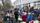 Neujahrsempfang: Die Pestalozzi-Förderschule in Diedelsheim feierte auf dem Pausenhof das neue Jahr. | Foto: Pestalozzi-Förderschule