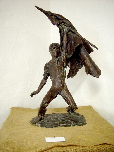 Kleinplastik "Rebell" von Fritz Theilmann. Foto: ch