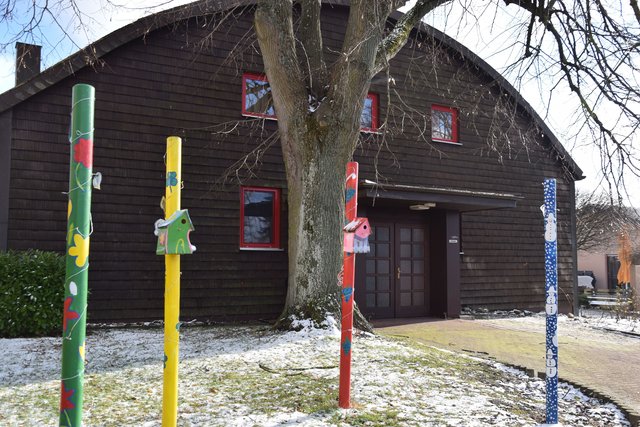 Die Schulturnhalle in Kieselbronn. Foto: ch