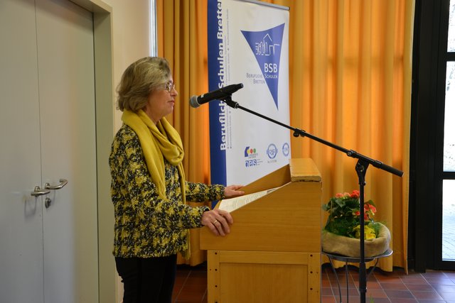 Barbara Sellin, Schulleiterin an den Beruflichen Schulen Bretten.