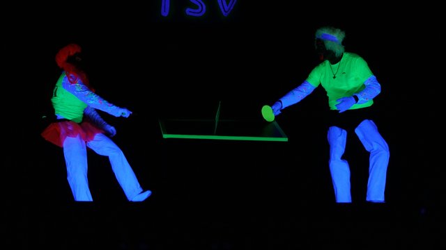 TSV Volleyball - Schwarzlicht-Tischtennis