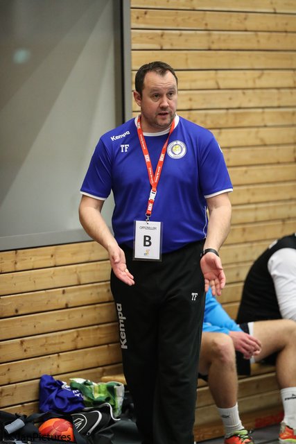 Trainer Thiemo Faulhaber von der SG Sulzfeld/Bretten