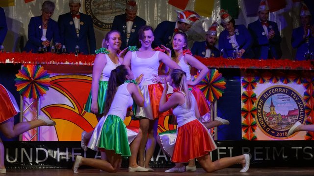 TSV Tanzgruppe unter der Leitung von Natalie Reichert