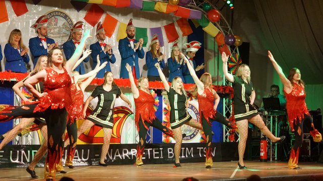 Faschingsbalett unter der Leitung von Tanja Volk