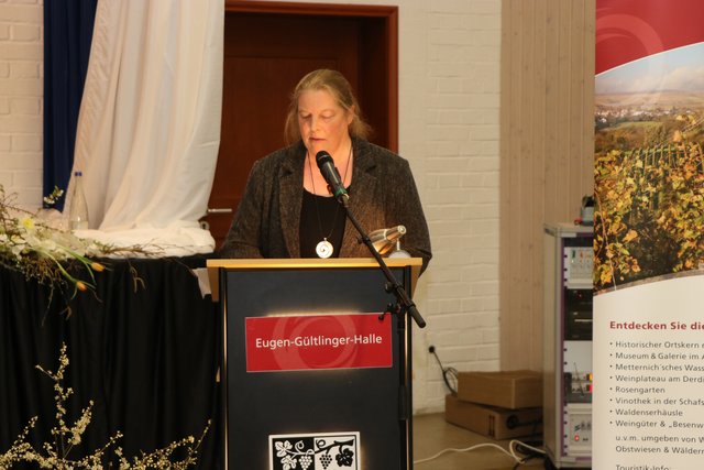 Pfarrerin Ditta Grefe-Schlünz.