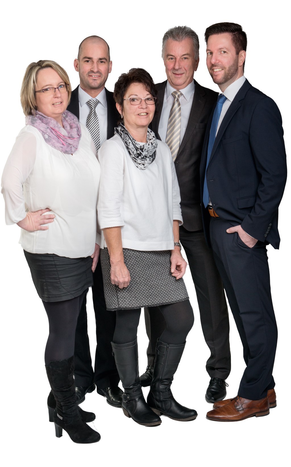 von links nach rechts: Manuela Wendlinger, Simon D. Morsch, Beate Mayer, Egon Mayer, Timo Mayer