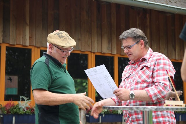Andreas Stumpe bei der Siegerehrung.