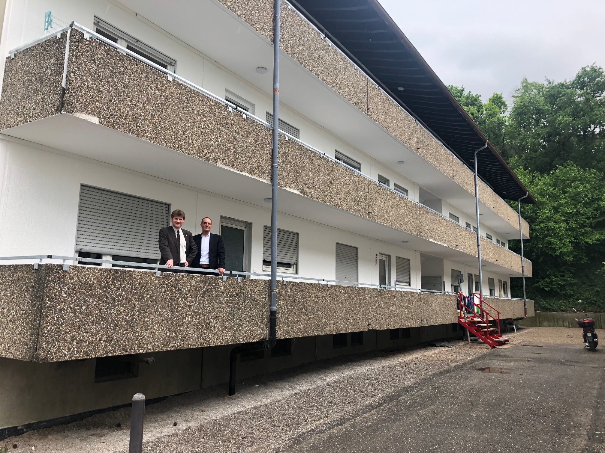 Das Gebäude an der Schießmauer.
