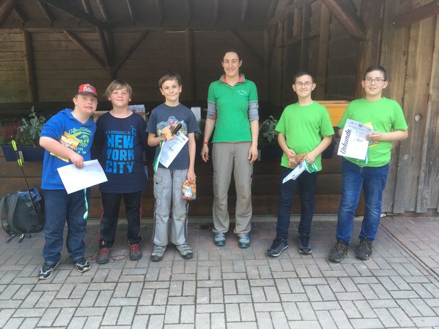 Die Sieger der Jungs in der Jugendabteilung.