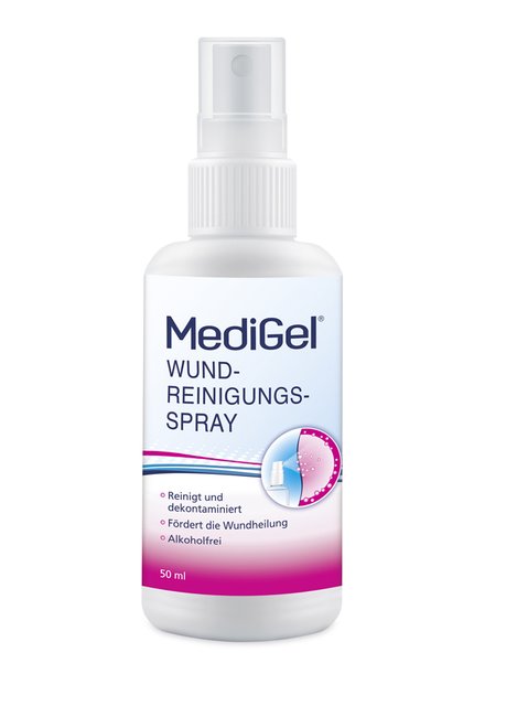 Ein neu entwickeltes Spray ermöglicht eine bequeme und schonende Wundreinigung. So können Wunden schnell und komplikationslos heilen. | Foto: White-Lines Medienservice