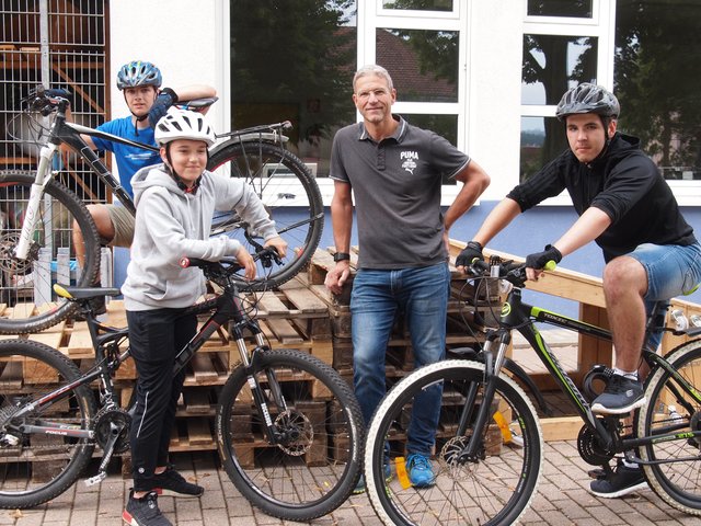 Die Mountain-Bike-AG der Hebelschule