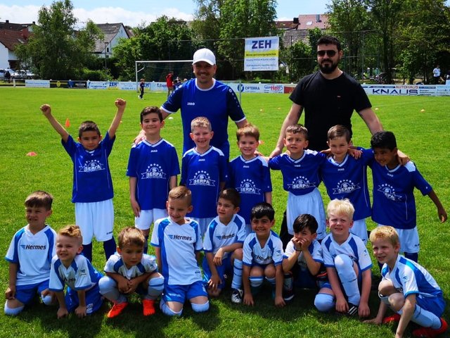 Die Bambini des VfB Bretten.