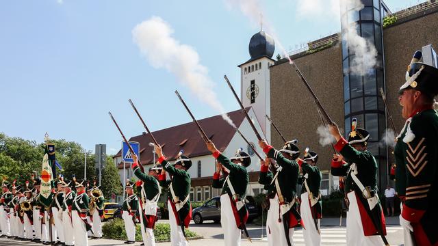 Salutschüsse zum Geburtstag. | Foto: rebel