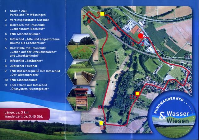 Die Strecke, Start=rot, Sitzgelegenheit=gelb