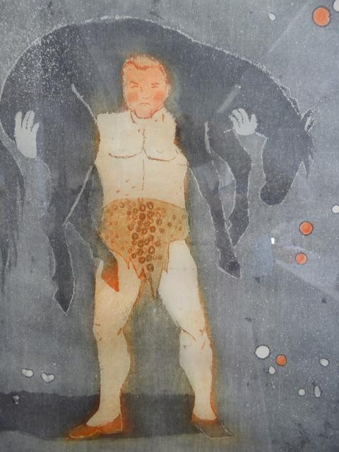"Mann trägt Pferd" von Gudrun Fusch | Foto: Künstlergilde Buslat