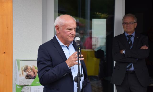 Eine Lanze für Baugenossenschaften brach der Landtagsabgeordnete Joachim Kößler (links). | Foto: ch